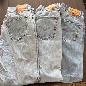 Levi’s 550 34x32 Men's Light Blue Jeans Bundle